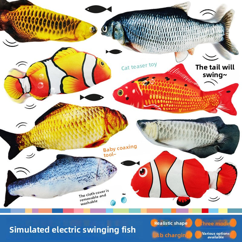 Glowing Charging Swing Fish