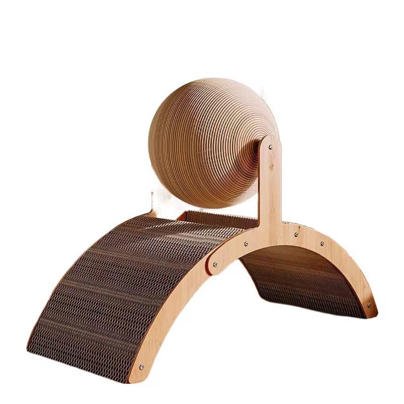 Ferris Wheel Cat Scratcher with Play Balls
