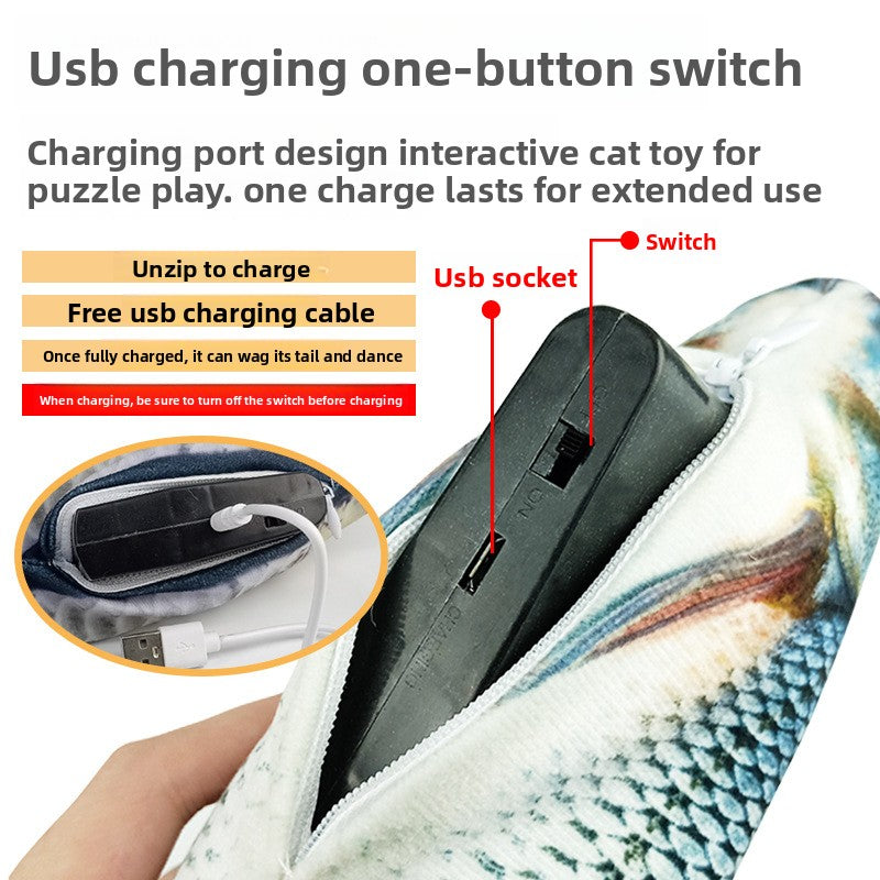 Glowing Charging Swing Fish